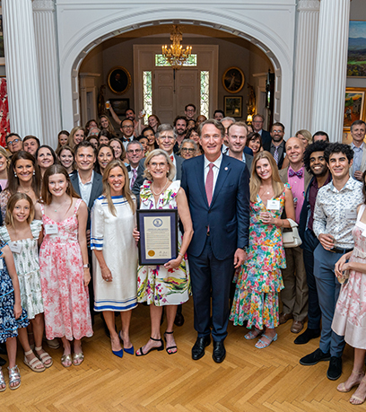 رچمنڈ بیلے کے ساتھ گورنر